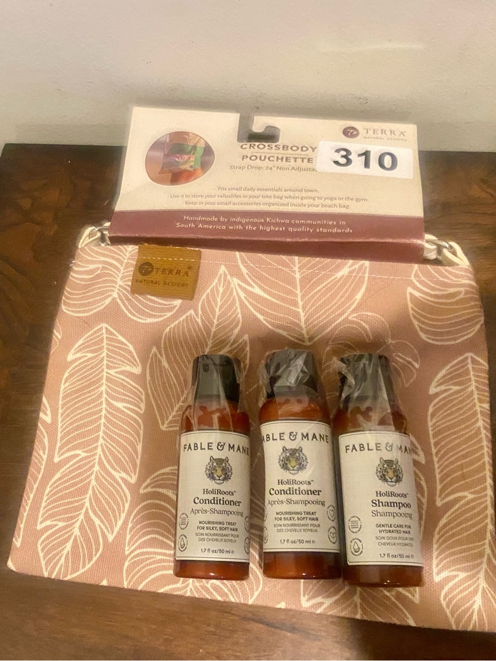 Fable & Mane HoliRoots Travel Shampoo + Conditioner Trio & Terra Naturals CB NWT